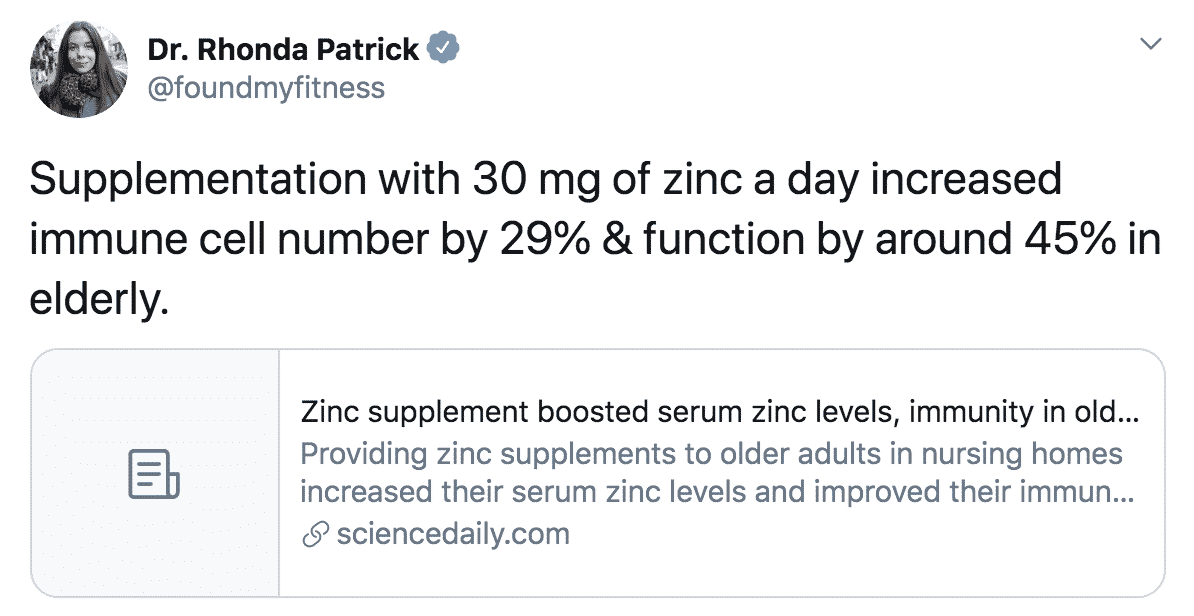 zinc deficiency immune system